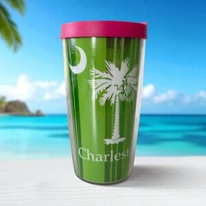 Tervis Tumbler 16oz South Carolina Palmetto Moon Design, Gift, Made in USA w/ Li
